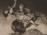 goya-prov-10  ZL 87/6041,10 Francisco José de Goya y Lucientes (1746-1828), Disparate desenfrenado [Ausgelassene Torheit], Radierung und Aquatinta, 1815-1824, Platte: 242mm x 351mm, Blatt: 334mm x 494mm
