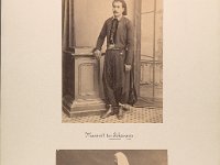 Kat-Nr.608  Kat-Nr.608- Photobestand Hohnhorst, Bezeichnet: ZL III 1938, ZL III 1934/49: 1894/5, 16 Blatt mit Eingeborenen von Ägypten, Palästina, Türkei, usw., Vermächtnis der Frau Baronin v. Hohnhorst hieselbst, Beschriftung Hohnhorst: Maronit des Libanons. Frau in Ober-Ägypten. : Repro: Jutta Streitfellner