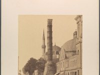 Kat-Nr.658  Kat-Nr.658- Photobestand Hohnhorst, Bezeichnet: ZL III 1931, ZL III 1912/33: 1894/5, 22 desgl. desgl. [Ansichten von Ortschaften, Bauwerken u.s.w. ] in der Türkei,Vermächtnis der Frau Baronin v. Hohnhorst hieselbst, Beschriftung Hohnhorst: Die Verbrannte Säule in der Adrianopler Straße : Repro: Jutta Streitfellner